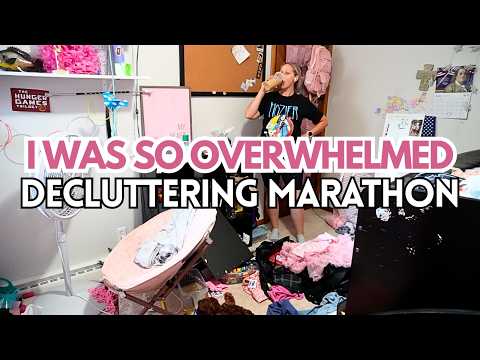EXTREME DECLUTTERING MARATHON 🧹 | Pantry, Kitchen, Kids’ Room, Office + Linen Closet