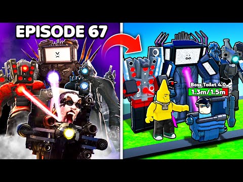 BIGGEST Skibidi Battles Recreated in Toilet Tower Defense!