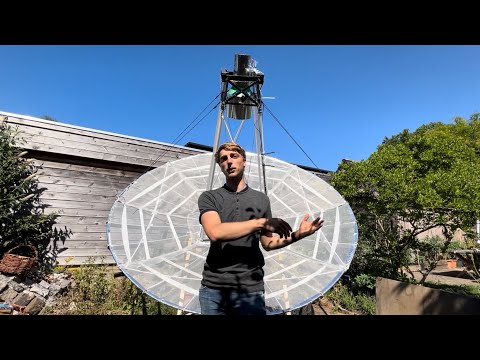 3-metre backyard radio telescope tour and demo
