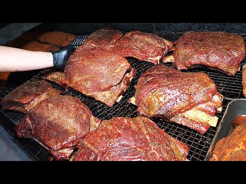Taste of Heaven!! Selling 2 tons of meat per month. American style Texas BBQ / Korean street food