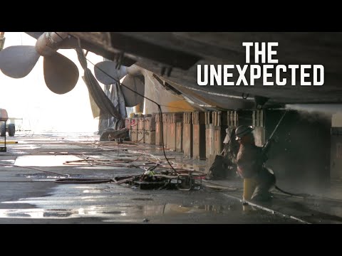 One of the Surprises When Drydocking the Battleship