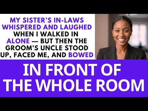 My Sister's In-Laws Laughed When I Walked In Alone Then Groom's Uncle Bowed to Me...