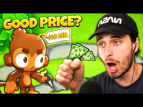 How much would YOU pay for a Dart Monkey? (BTD 6 Auction Challenge)