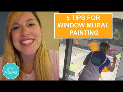 How to paint a window mural: Tips, Tricks and Supplies