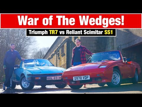 Triumph TR7 vs Reliant Scimitar SS1 - War of The Wedges!