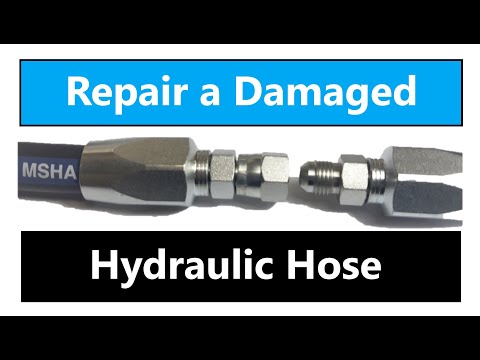How to Fix, Repair or Replace a Damaged High Pressure Hydraulic Hose 2,500 to 5,800 psi