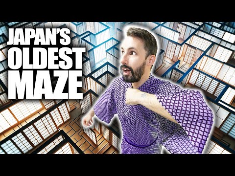 Spending the Night INSIDE Japan's OLDEST MAZE