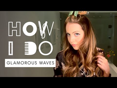 Liz Gillies’ Glamorous Waves Hair Tutorial | How I Do | Harper’s BAZAAR