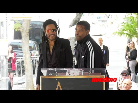 Denzel Washington speech at Lenny Kravitz Hollywood Walk of Fame star ceremony