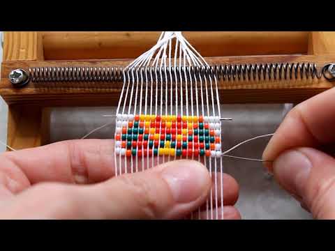 Мастер-класс "Браслет из бисера" в технике станочного ткачества Анастасии Пегановой