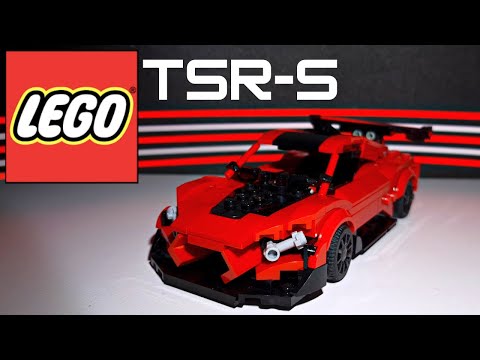LEGO Zenvo TSR-S | with WORKING Rear Wing and Steering mechanism