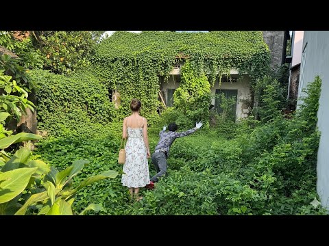 Grandpa shock delighted when his granddaughter returned house overgrown | great satisfying cleaning