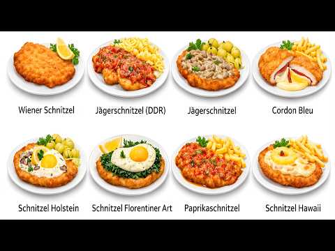Alle DEUTSCHEN Schnitzelarten erklärt🍴