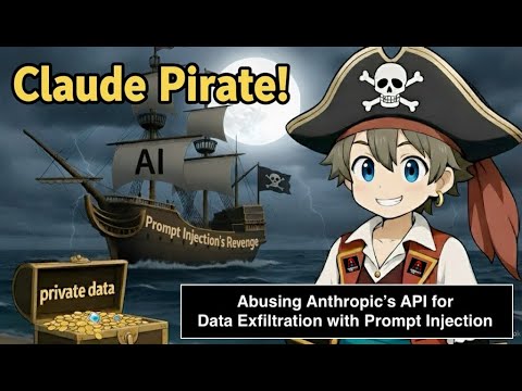 Claude Pirate! Data Exfiltration with Anthropic APIs and Prompt Injection