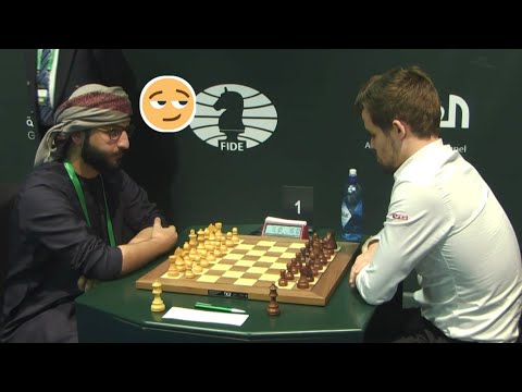 MAGNUS VS SALEH SALEM || World Rapid Chess