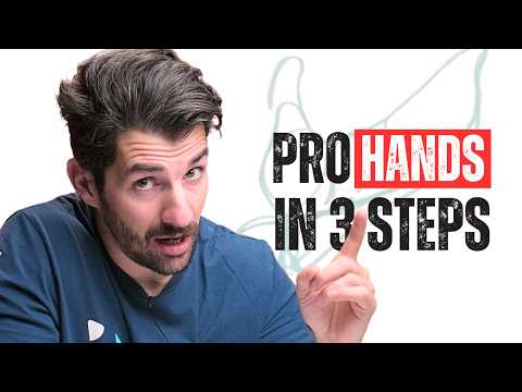 How to draw hands like a PRO - Tips & tricks that REALLY work