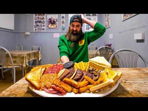 "I'VE GOT TO EAT THIS IN 12 MINUTES!?" TRYING TO BREAK A 9 YEAR RECORD | BeardMeatsFood