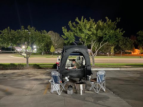 Camping In A Pontiac Aztec Is ROUGHING IT *LIVE*