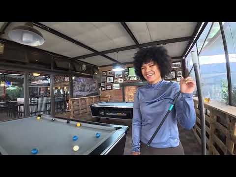 Shooting Pool With Zee