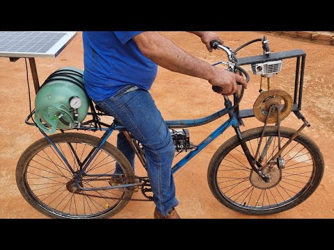 Como fazer uma bicicleta movida a ar comprimido