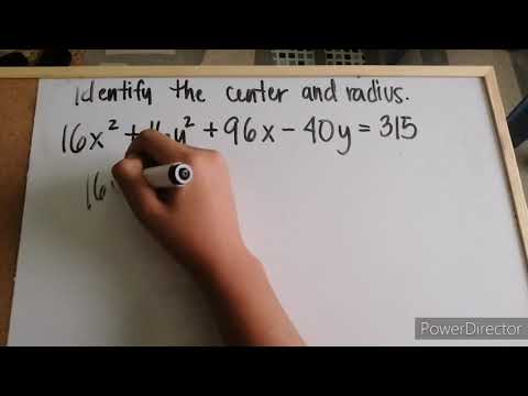 Conic Sections:CIRCLE (Transforming General Equation to Standard Form) Part 2