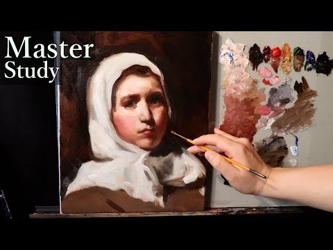 Portrait Painting Tutorial | Diego Velázquez Master Study