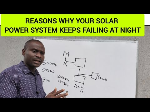REASONS WHY YOUR SOLAR POWER SYSTEM KEEPS FAILING AT NIGHT