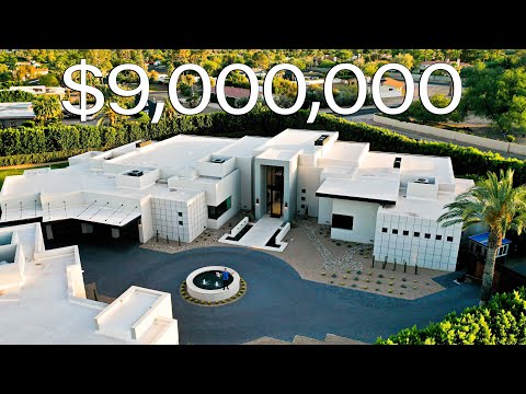 Touring A $9,000,000 Mansion With Private Security In Paradise Valley Arizona