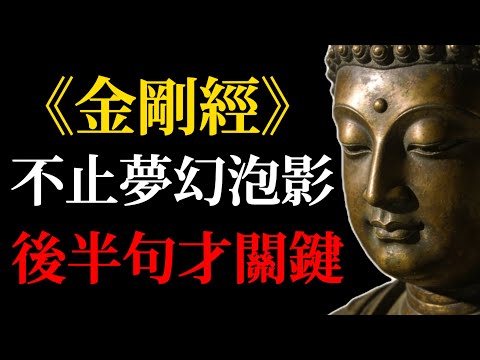 《金剛經》不止「夢幻泡影」，禪師開示：後半句才是修行關鍵！#金剛經#佛學故事#佛法應用#如夢幻泡影#應作如是觀#禪宗智慧#佛法入世#修行生活#佛學#觀心修行#佛學開示#禪心之道