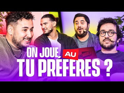 ON JOUE À "TU PRÉFÈRES ?" AVEC AMINE & ETOILES (OpenWorld)