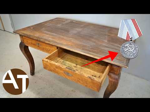 I restored an old desk and found unexpected link to the past