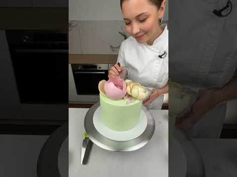 Оформление торта, выравнивание крем чиз на масле🔥 Часть 2 🔥 Прямой эфир из инстаграм