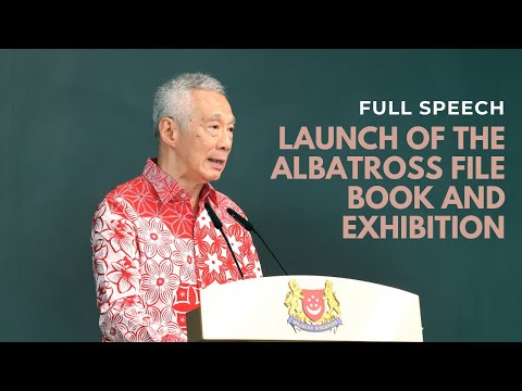 SM Lee Hsien Loong at the Launch of the Albatross File Book and Exhibition