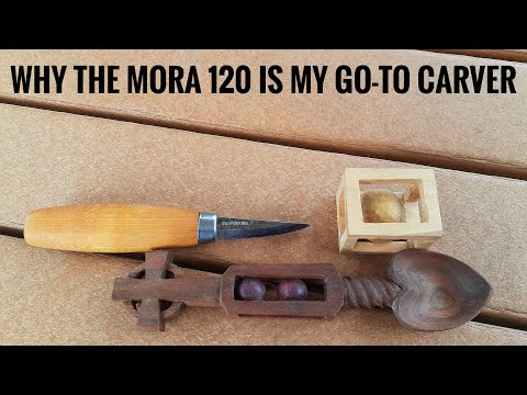 The Mora 120, My Go-To Knife for Woodcarving and Musical Instrument Building or Repair.