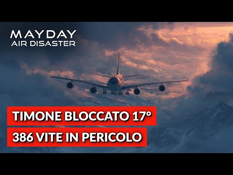 Timone bloccato a 10700 metri sul mare di Bering