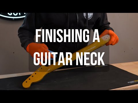 How to Finish a Guitar Neck with Nitrocellulose Lacquer - Oxford Guitar Supply