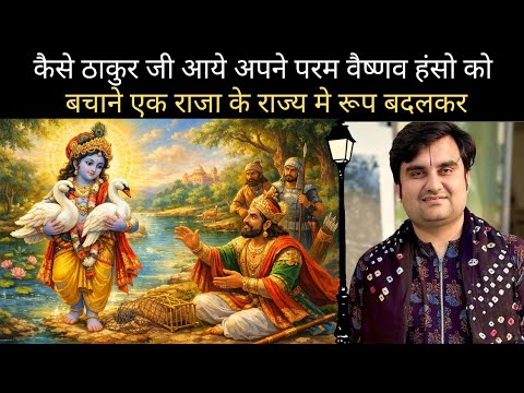 ठाकुर जी आये रूप बदलकर अपने भक्त को बचाने राजा के पास | #indreshji #krishankatha #bhaktipath 