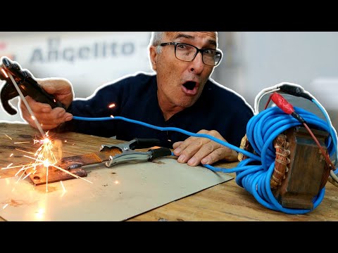 WELDING MACHINE With Washing Machine Motor - Putting it to the Test