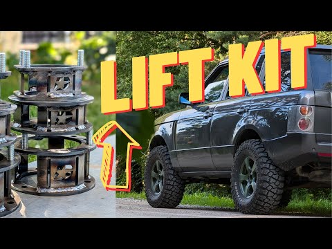 Lifting Range Rover L322 with 3" spacers from MBD4x4