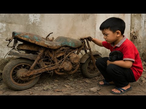 Restoring A Forgotten Mini Motorcycle — Bringing Back Life To A Rusted Childhood Dream Machine