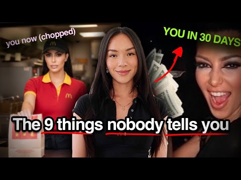 9 things I'd do if I was ugly, broke & miserable to level up!