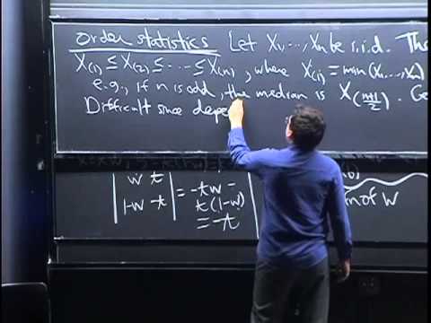 Lecture 25: Order Statistics and Conditional Expectation | Statistics 110