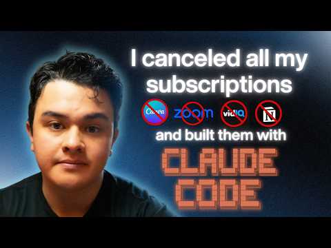 I'm Never Paying for Software Again (Claude Code Changed Everything)