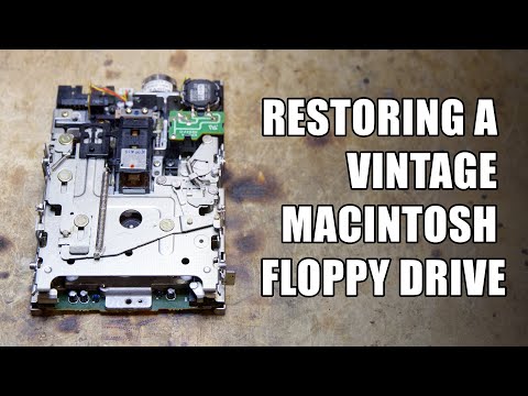Repairing and Restoring a Vintage Macintosh Floppy Drive