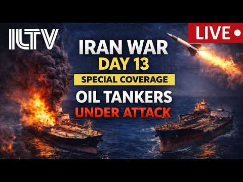 IRAN WAR DAY 13: OVER 100 MISSILES FIRED FROM HEZBOLLAH AT NORTH OVERNIGHT