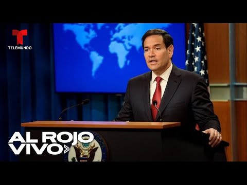 Marco Rubio habla con la prensa sobre Venezuela, Ucrania e Israel en Washington, D.C. | Al Rojo Vivo