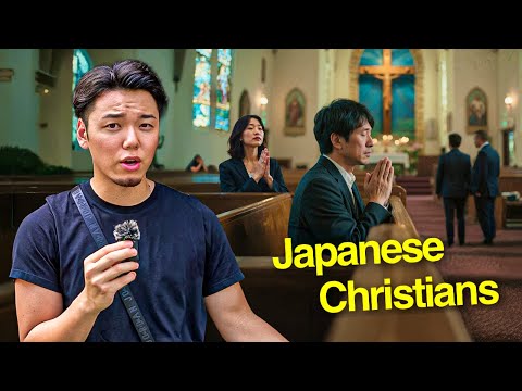 Inside Japanese Christian Church in Tokyo 