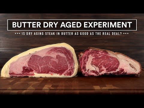 60 Days BUTTER DRY AGED Experiment vs Real Dry Aged Steaks!