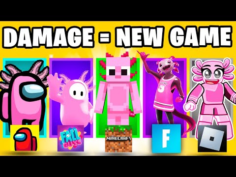 Minecraft, But If I Take Damage I Switch Games