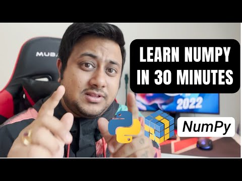 Complete Python NumPy for Data Science in 30 minutes | NumPy Python Full Guide
